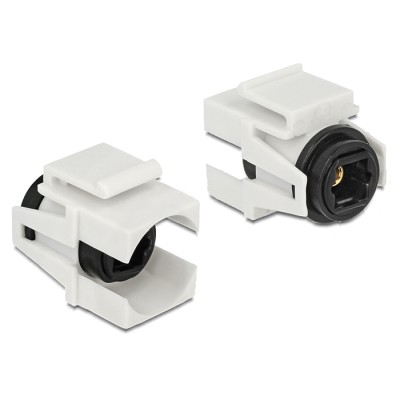 Delock Keystone Module TOSLINK female  TOSLINK female white