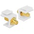 Delock Keystone Module RP-SMA female  RP-SMA female white