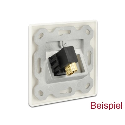 Delock Keystone Module HDMI female  HDMI female 90° angled black 2