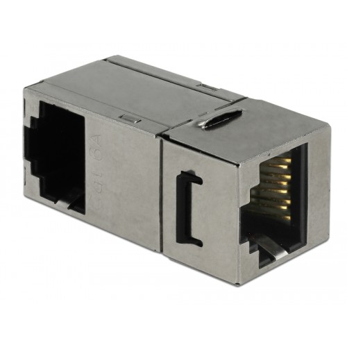 Delock Keystone Module RJ45 jack > RJ45 jack Cat.6 90°