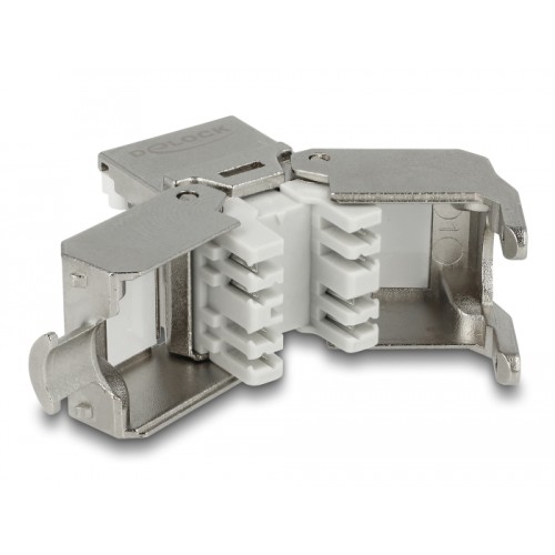Delock Keystone Module RJ45 jack  LSA Cat.6A STP dust cover