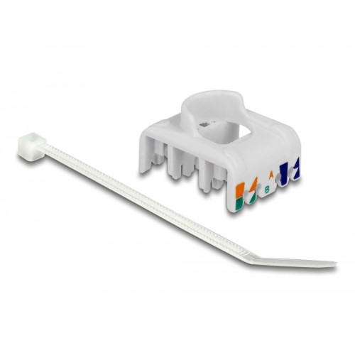 Delock Keystone Module RJ45 jack > LSA Cat.6A STP dust cover