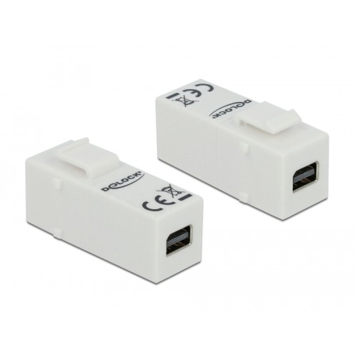 Delock Keystone Module mini DisplayPort female > mini DisplayPort female