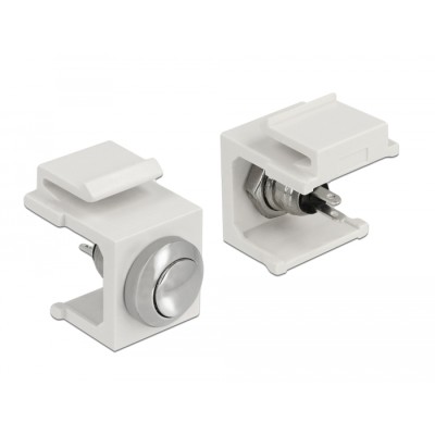 Delock Keystone Push-button white