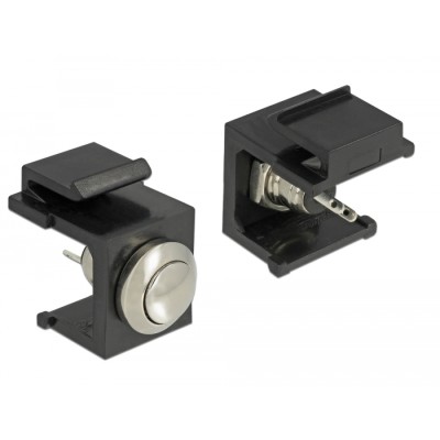 Delock Keystone Push-button black