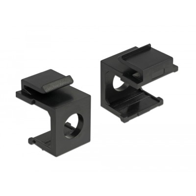 Delock Keystone cover black with 8 mm hole 4 pieces 2