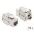 Delock Keystone Module RJ45 jack  LSA Cat.6A STP 24 pieces
