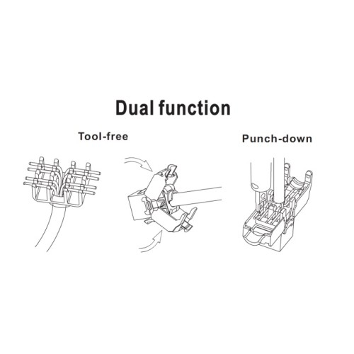 Delock Keystone Module RJ45 jack  LSA Cat.6A STP 24 pieces