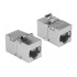 Delock Keystone Module RJ45 jack  RJ45 jack Cat.6A metal
