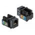 Delock Keystone Module RJ12 jack > LSA Cat.3 UTP black