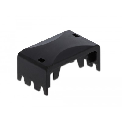 Delock Keystone Module RJ12 jack > LSA Cat.3 UTP black 2