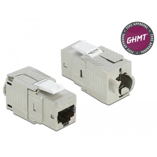 Delock Keystone Module RJ45 jack Cat.8.1 toolfree