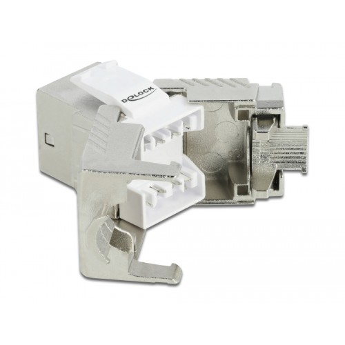 Delock Keystone Module RJ45 jack Cat.8.1 toolfree