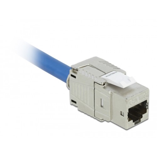 Delock Keystone Module RJ45 jack Cat.8.1 toolfree