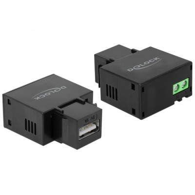 Delock Keystone Module USB Type-A Charging Port 1 A black