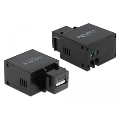Delock Keystone Module USB Type-A Charging Port 2.1 A black