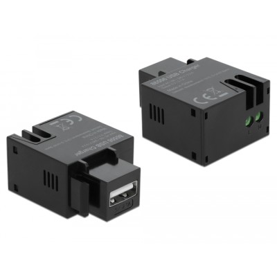 Delock Keystone Module USB Type-A Charging Port 2.1 A black 2