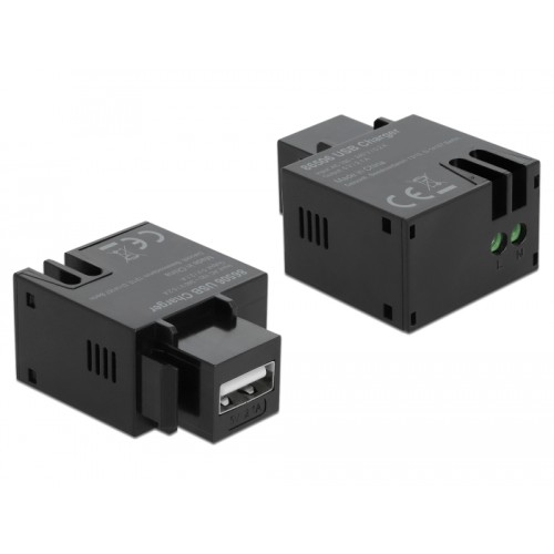 Delock Keystone Module USB Type-A Charging Port 2.1 A black