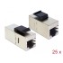 Delock Keystone Module RJ45 jack  RJ45 jack Cat.5e compact 25 pieces