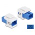 Delock Keystone Module SC Simplex female to SC Simplex female blue / white