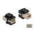 Delock Keystone Module SC Simplex female to SC Simplex female beige / black