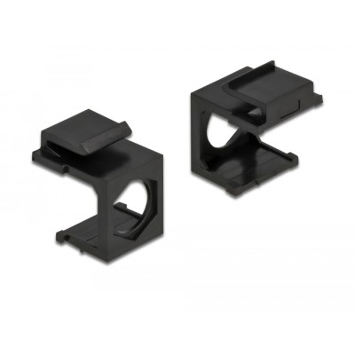 Delock Keystone cover black with 9.7 mm hole +Hex 4 pieces 2