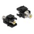 Delock Keystone Module RCA female  RCA female yellow / black
