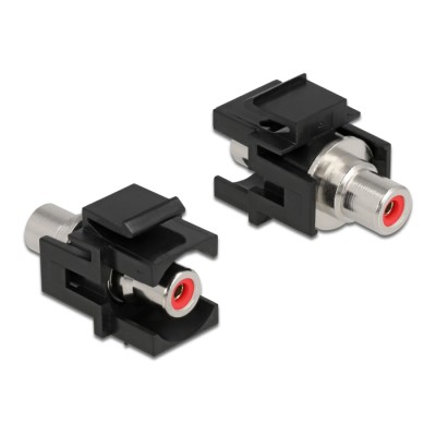 Delock Keystone Module RCA female  RCA female red / black