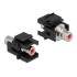 Delock Keystone Module RCA female  RCA female red / black