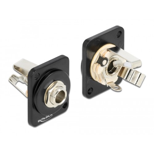 Delock D-Type Module 6.35 mm 3 pin stereo jack to solder connector