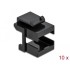 Delock Keystone cover black for fibre couplers 10 pieces