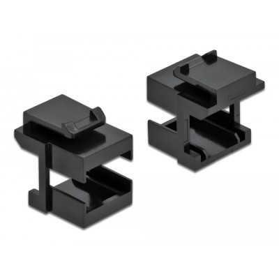 Delock Keystone cover black for fibre couplers 10 pieces 2