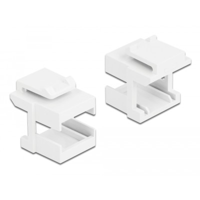 Delock Keystone cover white for fibre couplers 10 pieces 2