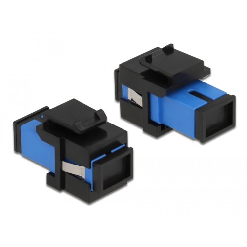Delock Keystone Module SC Simplex female to SC Simplex female blue / black