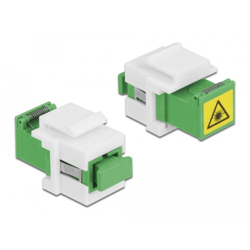 Delock Keystone Module SC Simplex female to SC Simplex female with laser protection flip inside