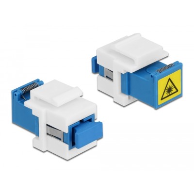 Delock Keystone Module SC Simplex female to SC Simplex female with laser protection flip inside 2
