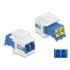 Delock Keystone Module LC Duplex female to LC Duplex female with laser protection flip inside