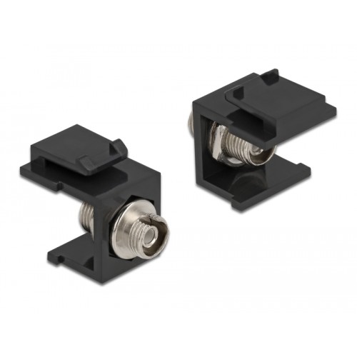 Delock Keystone Module FC Simplex female  female black