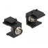 Delock Keystone Module FC Simplex female  female black