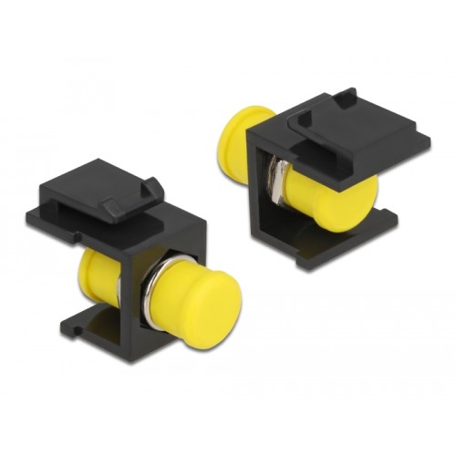 Delock Keystone Module FC Simplex female  female black