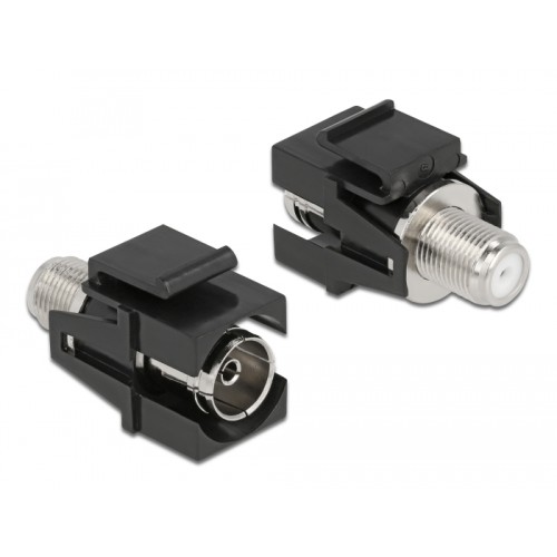 Delock Keystone Module IEC female to F female black