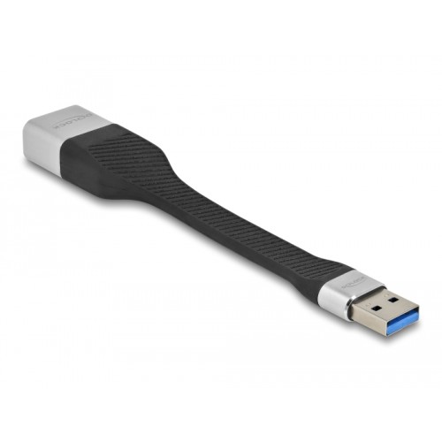 Delock FPC Flat Ribbon Cable USB Type-A to Gigabit LAN 10/100/1000 Mbps 13 cm
