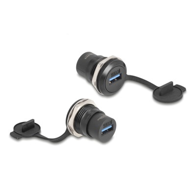 Delock USB 3.2 Gen 1 Type-A built-in connector with protective dust cap