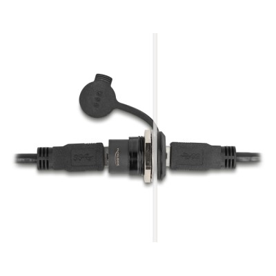 Delock USB 3.2 Gen 1 Type-A built-in connector with protective dust cap 2