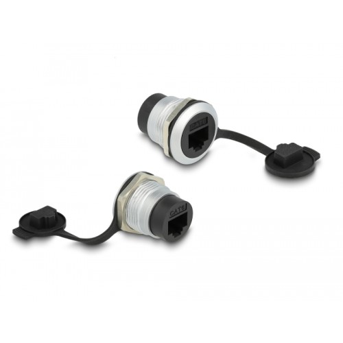 Delock RJ45 Cat.6 built-in connector with protective dust cap