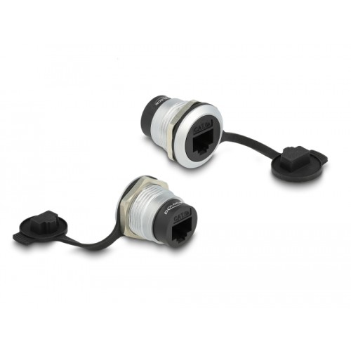 Delock RJ45 Cat.6A built-in connector with protective dust cap