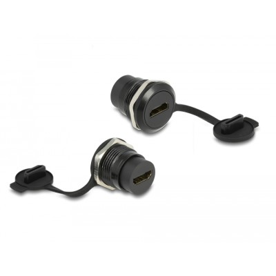 Delock HDMI-A built-in connector with protective dust cap