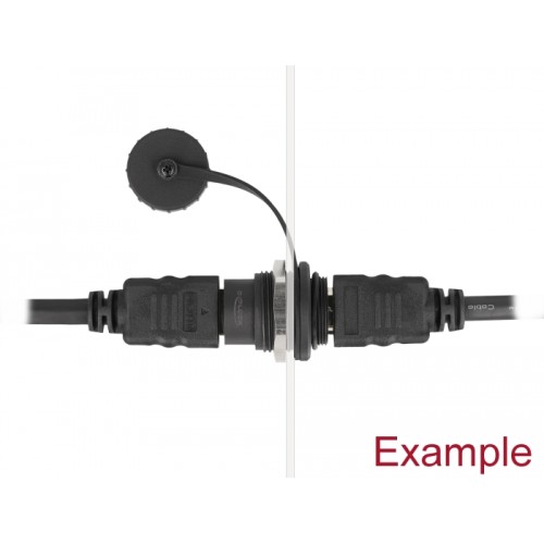 Delock HDMI-A built-in connector with protective dust cap