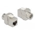 Delock Keystone Module RJ45 jack to LSA Cat.6A toolfree shielded