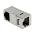 Delock Keystone Module RJ45 jack to RJ45 jack Cat.6A 90° angled